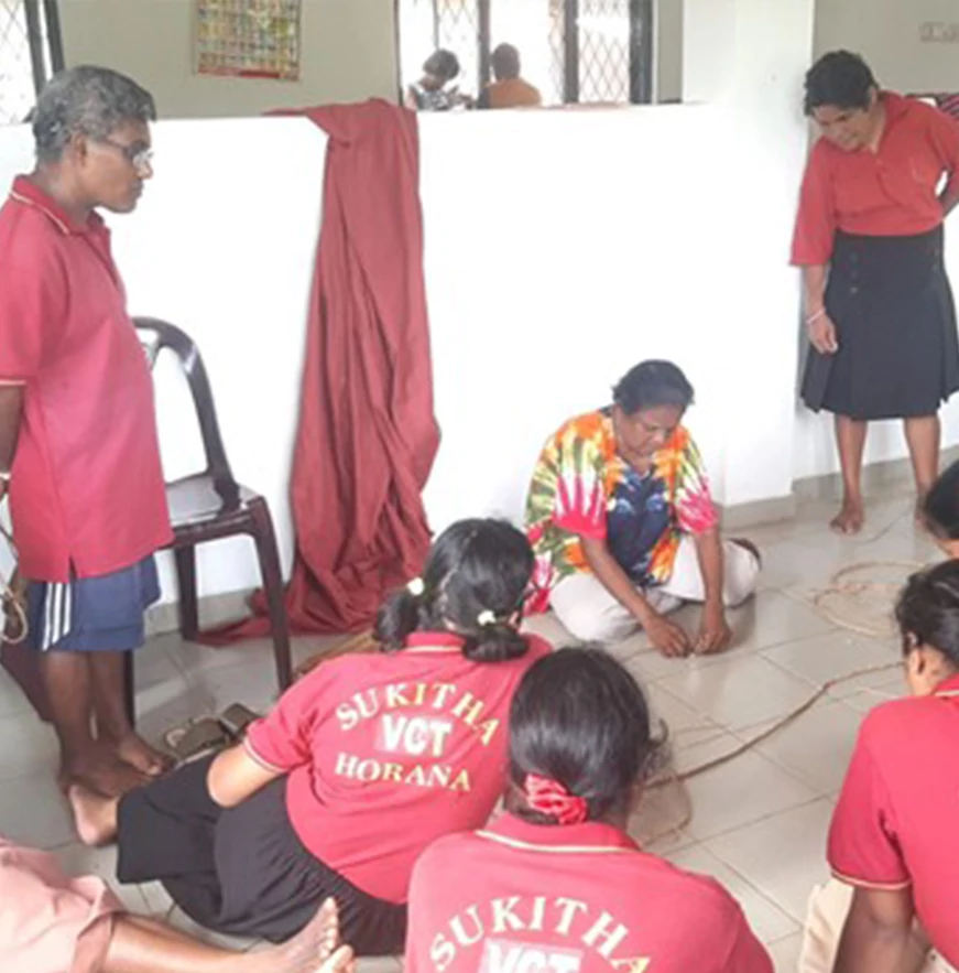 Sustainu community training session — Sukitha VCT, Horana